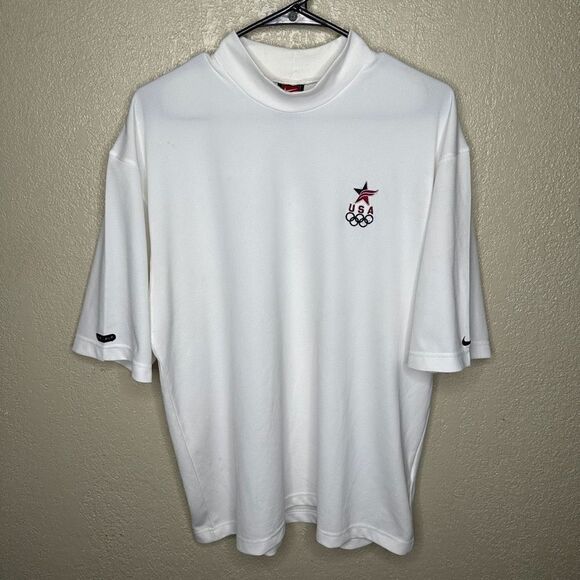 Vintage Nike USA Olympics Dri Fit Shirt Large - Picture 2 of 7